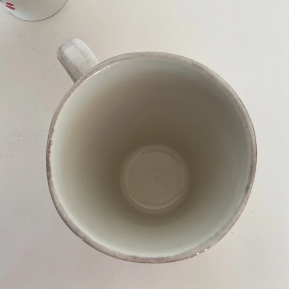 Crate & Barrel Marin Winter Birds Mug Set of three